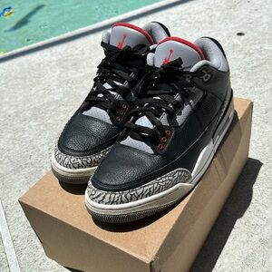 Jordan 3 Black cement